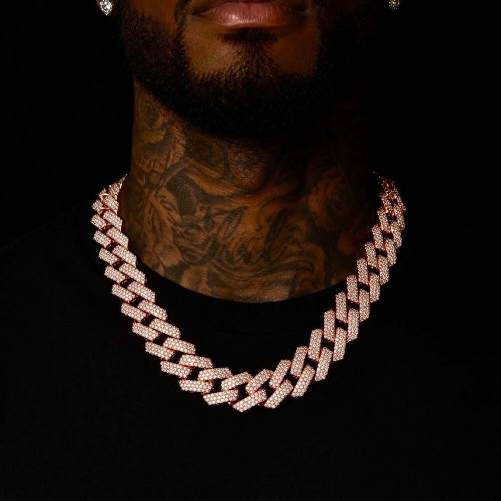 Rose Gold Diamond Cuban Link 3 Cca